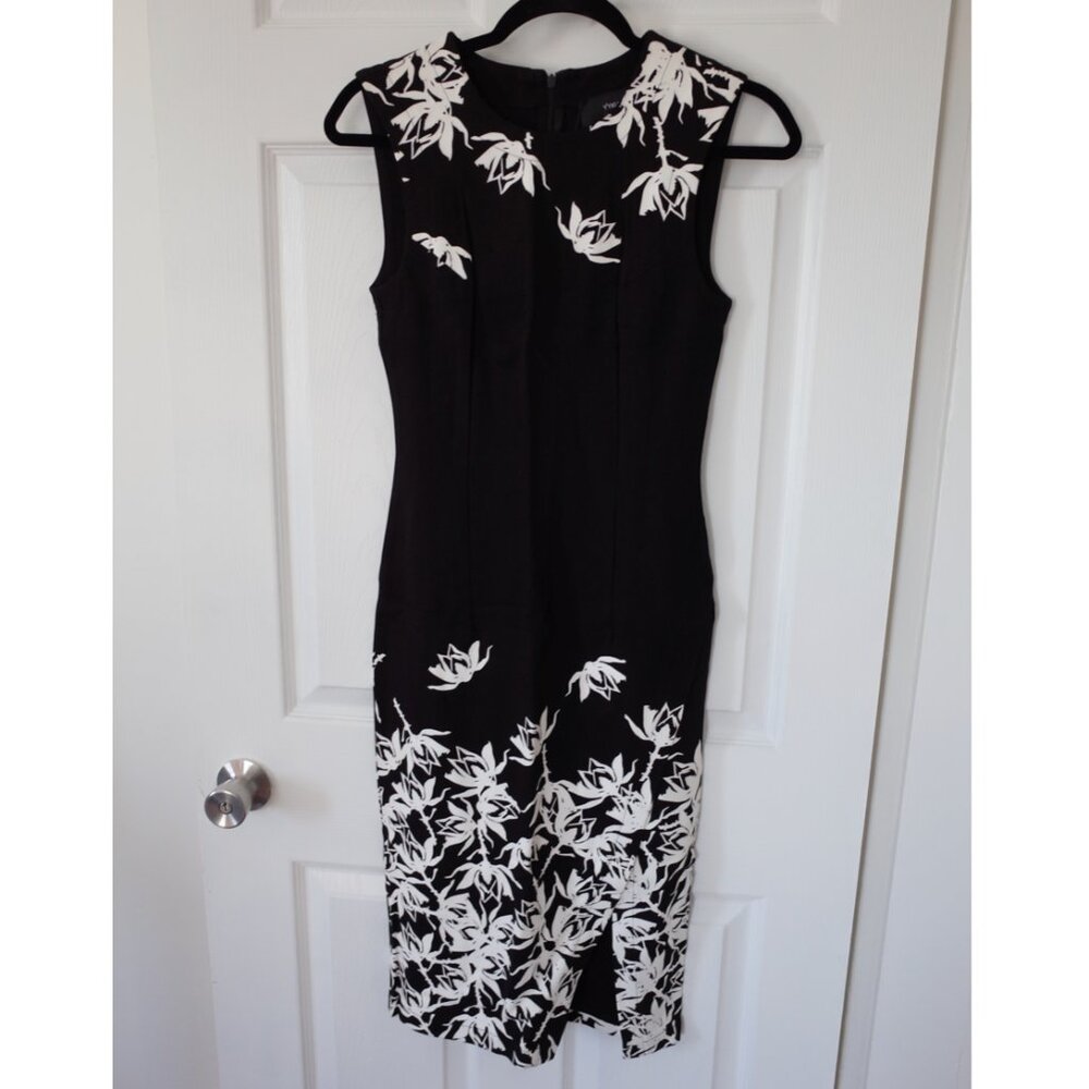 NWT Black and White Floral Dress